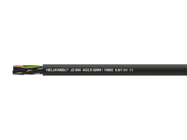 Cable HELUKABEL JZ-600 negro 4 G 4 mm²