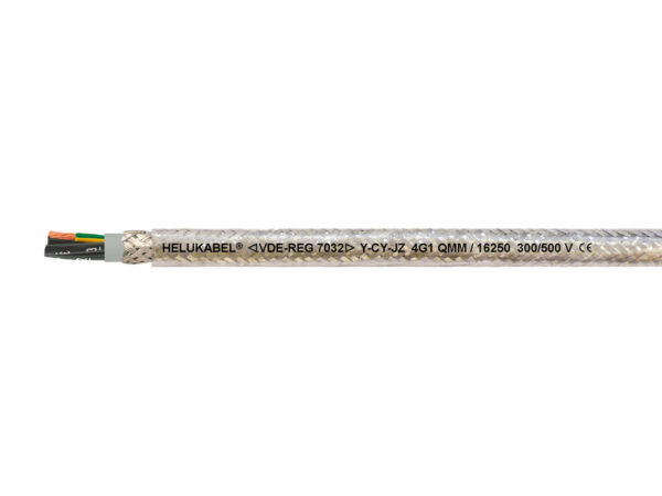 Cable HELUKABEL Y-CY-JZ transparente 4 G 1,5 mm²
