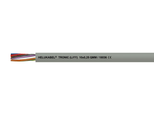 Cable HELUKABEL TRONIC (LiYY) gris 4 x 0,34 mm²