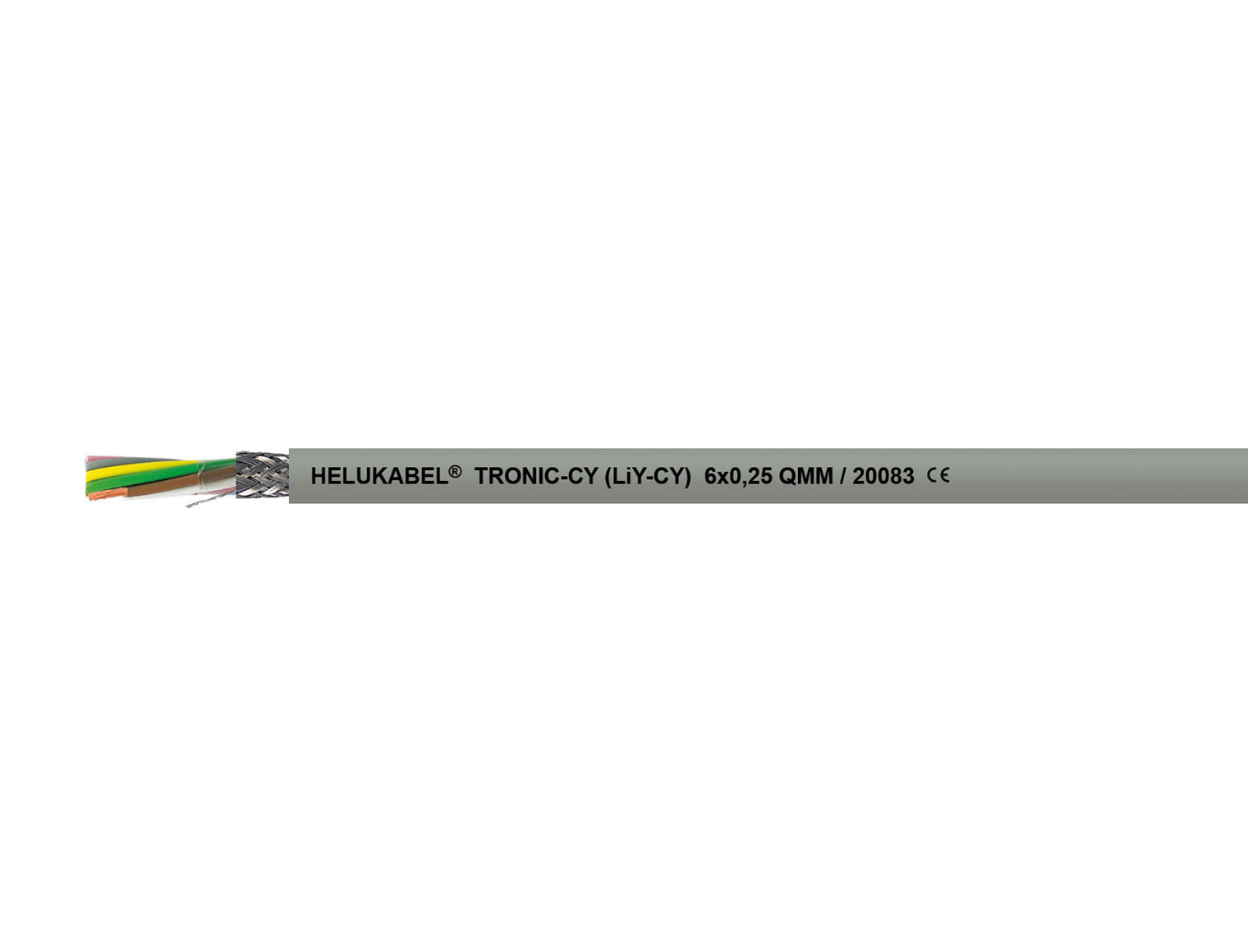 Cable HELUKABEL TRONIC-CY (LiY-CY) gris 4 x 0,5 mm²