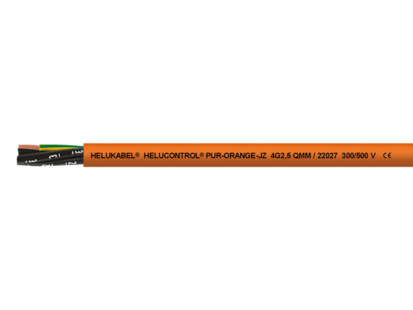 Cable HELUKABEL HELUCONTROL® PUR-ORANGE-JZ naranja 4 G 2,5 mm²