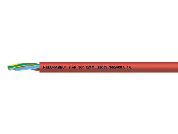 Cable HELUKABEL SiHF café rojizo 3 G 4 mm²