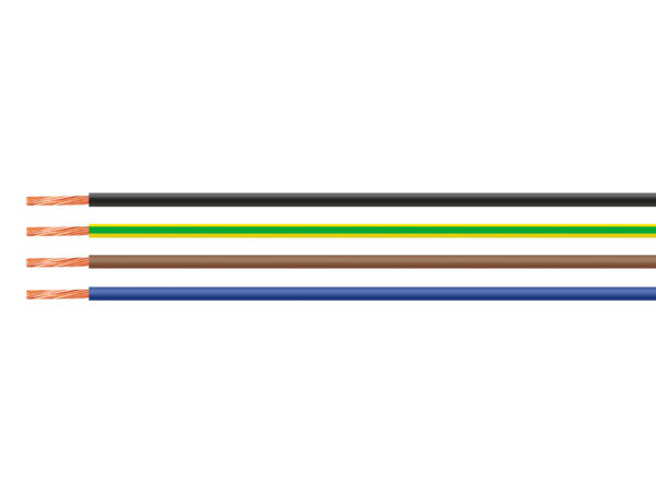 Cable HELUKABEL H05V-K azul 1 x 1 mm²