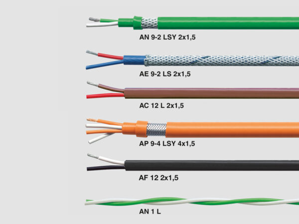 Cable HELUKABEL Compensating Cables AN 9 L verde 2 x 1,5 mm²