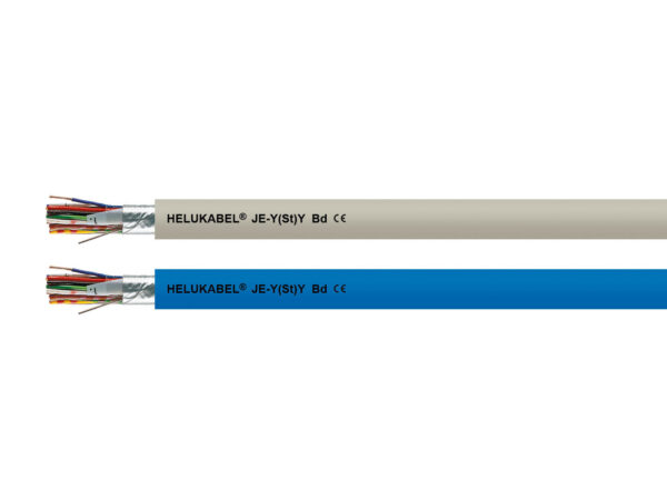 Cable HELUKABEL JE-Y(St)Y Bd GREY 2 x 2 x 0,8 milímetros