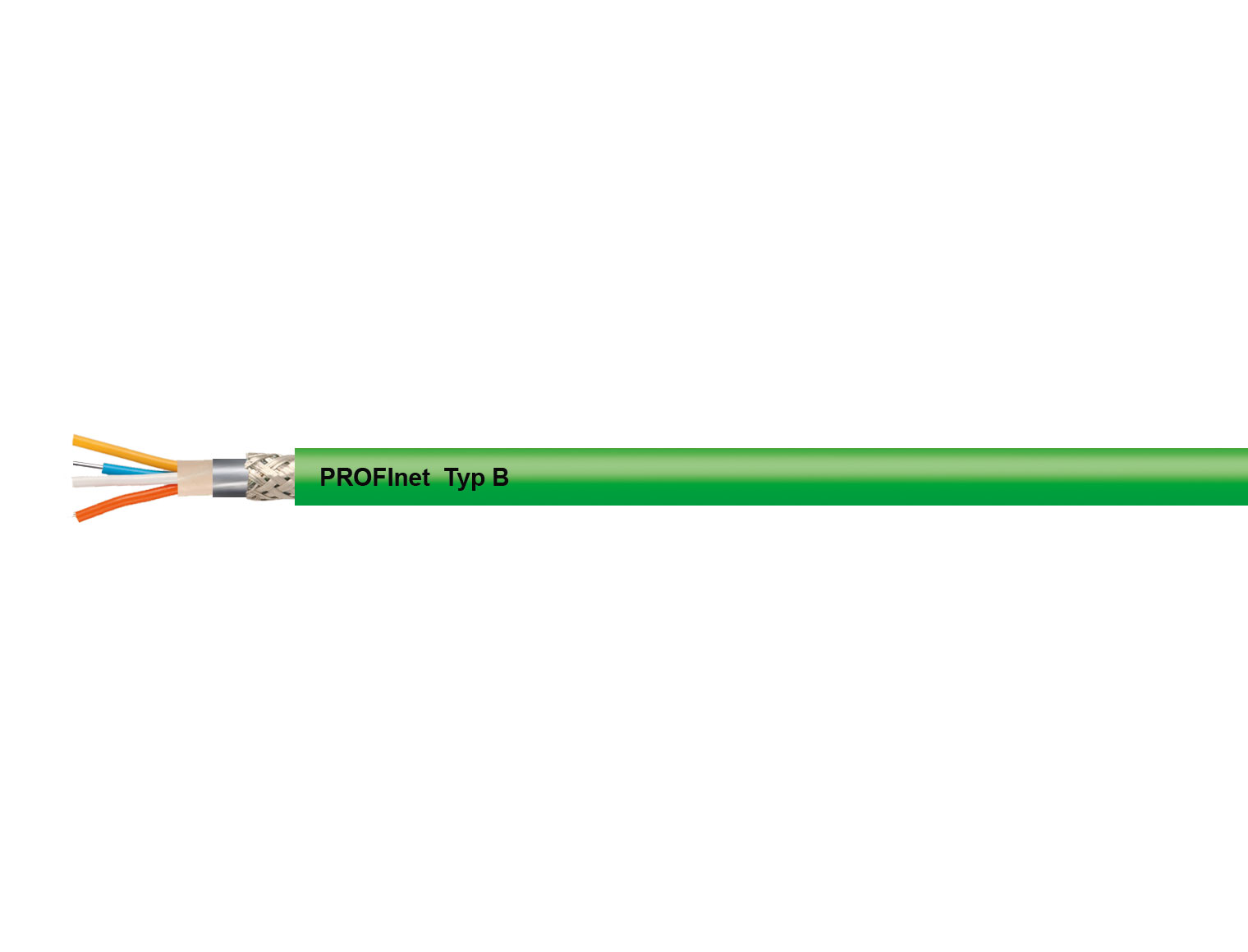 Cable HELUKABEL HELUKAT® PROFInet B CAT.5e SF/UTP PVC FLEX verde 2 x 2 x AWG 22 /7