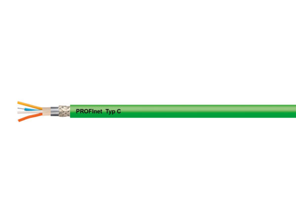 Cable HELUKABEL HELUKAT® PROFInet C CAT.5e SF/UTP PUR CHAIN verde 2 x 2 x AWG 22 /7