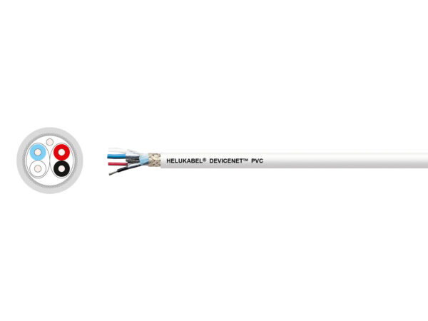 Cable HELUKABEL DeviceNet™ THICK PVC STATIC gris 1 x 2 x AWG 18 + 1 x 2 x AWG 15
