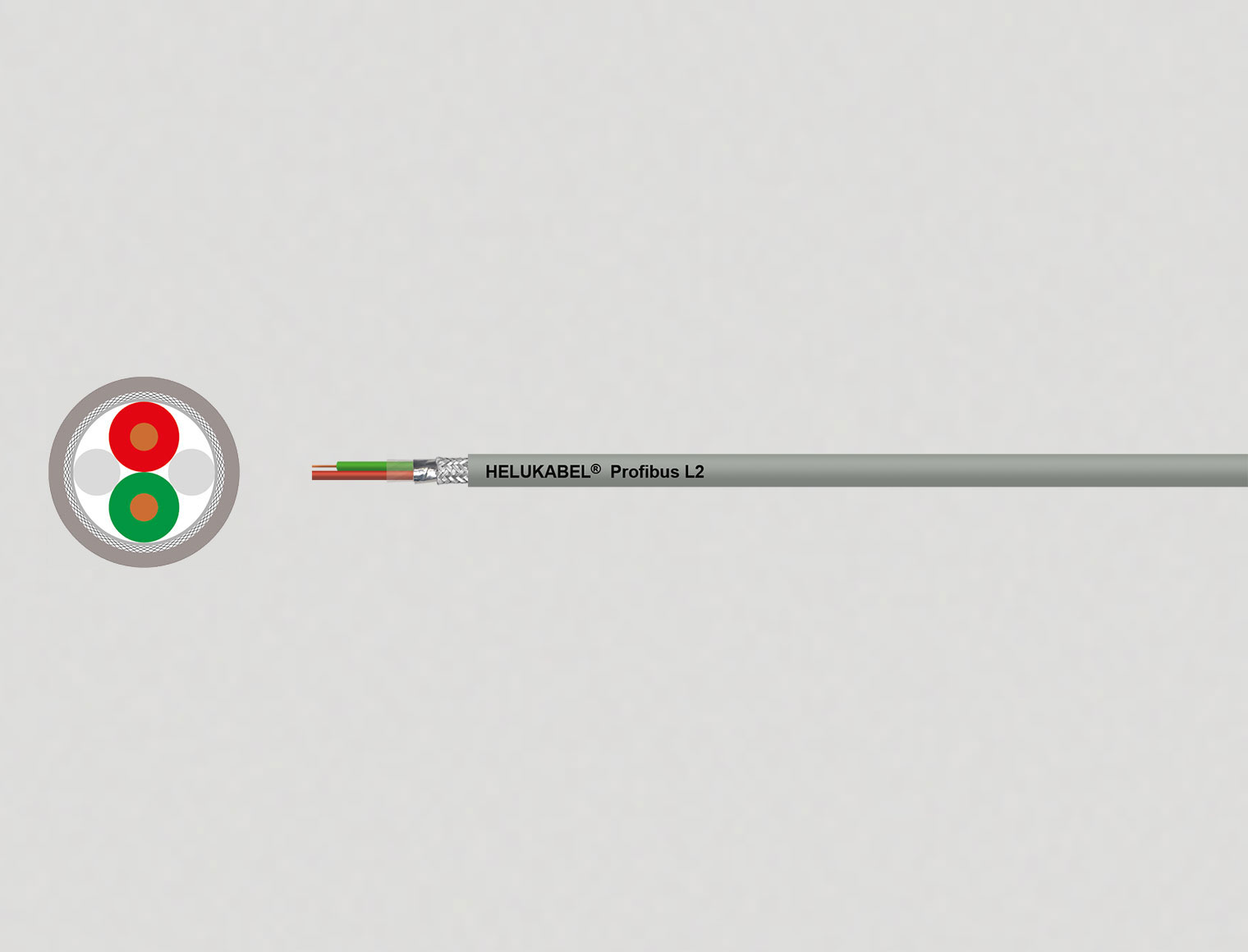 Cable HELUKABEL Profibus L2 PVC STATIC violeta 1 x 2 x 0,64 mm