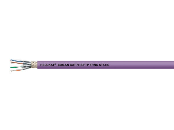 Cable HELUKABEL HELUKAT® 600LAN CAT.7e S/FTP FRNC STATIC naranja 4 x 2 x AWG 23 /1